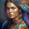 Native Girl Diamond Painting