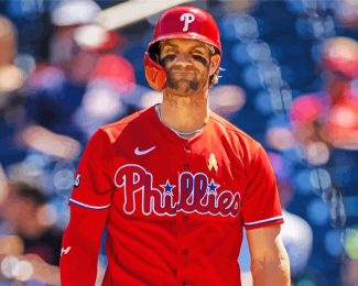 Philadelphia Phillies Baseball Player Diamond Painting