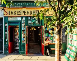 Shakespeare And Company In Paris France Diamond Painting
