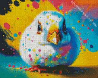 Splatter Easter Chick Diamond Painting