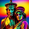 Statue Of Liberty Couple Diamond Painting