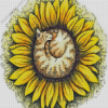 Sunflower Cat Diamond Painting
