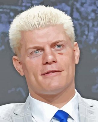 The American Wrestler Cody Rhodes Diamond Painting