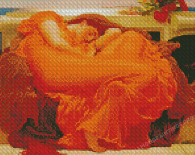 Flaming June Diamond Painting