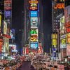 Times Square New York At Night Diamond Painting