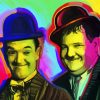 Colorful Laurel And Hardy Diamond Painting