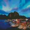 Lofoten Islands Norway Aurora Diamond Painting
