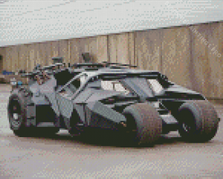 Batmobile Car Knight Diamond Painting