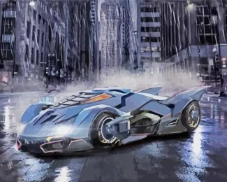 Knight Batmobile Car Diamond Painting