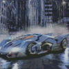 Knight Batmobile Car Diamond Painting