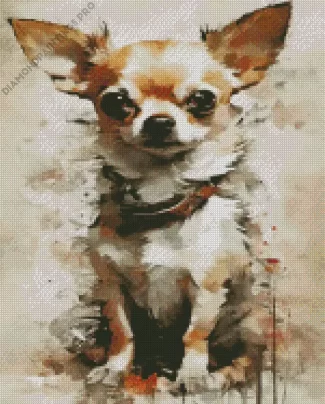 Cute Chihuahua Art Diamond Paintings