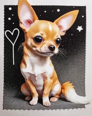 Cute Chihuahua Diamond Paintings